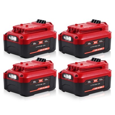 1~4x 20V 8.0AH For Craftsman 20 Volt MAX Li-ion Battery CMCB204 CMCB202 CMCB201