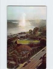 Postcard Horseshoe Falls & Oakes Gardens Theatre Niagara Falls Ontario Canada
