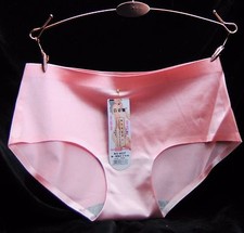 Ladies HIGH GLOSS seamless stretch nylon satin sissy brief panties 7 colors S