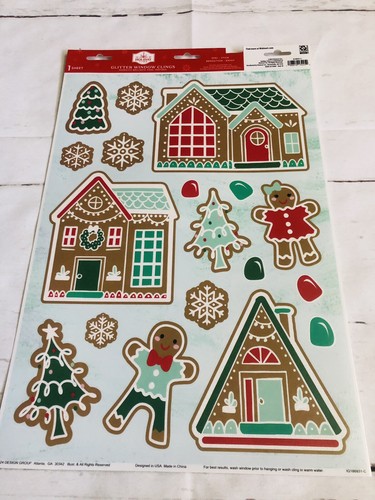 Casas de pan de jengibre para ventanas de Navidad - Imagen 2 de 2