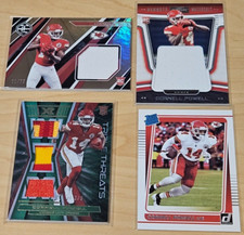4 Card CORNELL POWELL 2021 Triple Game Used Jersey Rookie Lot XR Green /5 Gold