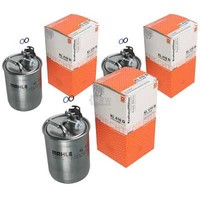3X Mahle / Knecht Kraftstofffilter KL 410D Fuel Filter