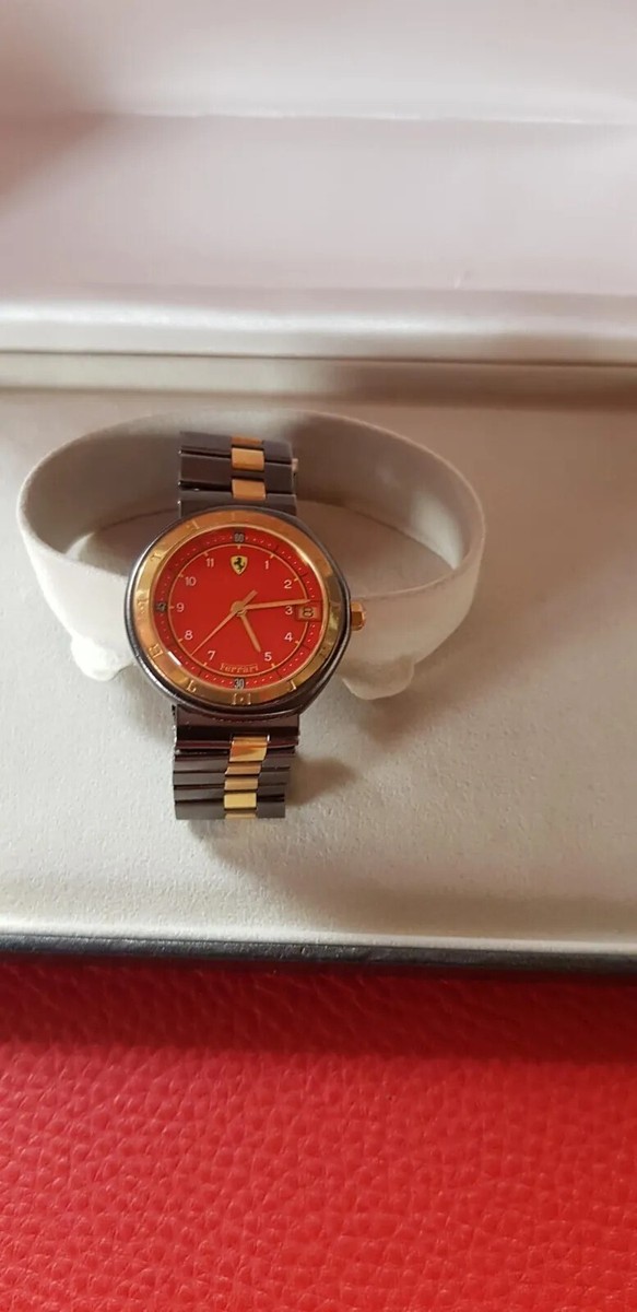 Original Luxus Ferrari Formula Armbanduhr Sammlerstück von 1987