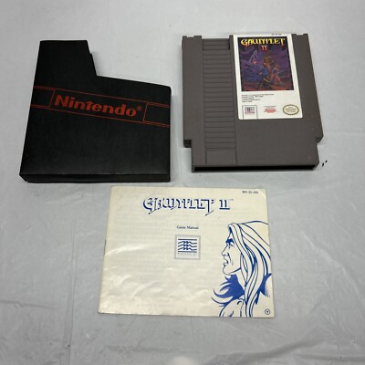 Gauntlet II NES With Manual And Sleeve Tested
