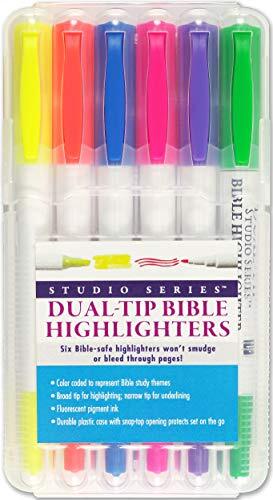 BIBLE DUAL-TIP HIGHLIGHTERS (6-PIECE SET) By Peter Pauper Inc. Press - Hardcover-image