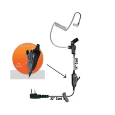 Klein Star 1-Wire Earpiece for Icom F + BC-100 Walkie Radios