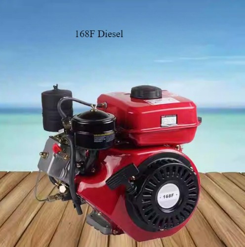 Small diesel engine 168f single-cylinder air-cooled micro-tiller pump generator - Picture 5 of 14