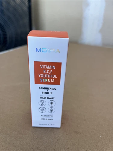 Moira Vitamin B-c-e Youthful Serum All Skin Types Clean Beauty 1.01oz