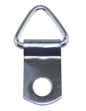 1424 - Blue Zinc Plated "D" Ring Hanger 50 pcs. "FREE SHIPPING"