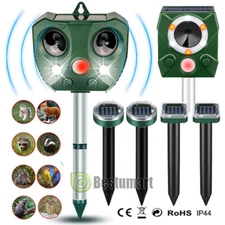 Repelente Ultrasónico con Sensor de movimiento perro gato conejo mapache Animale