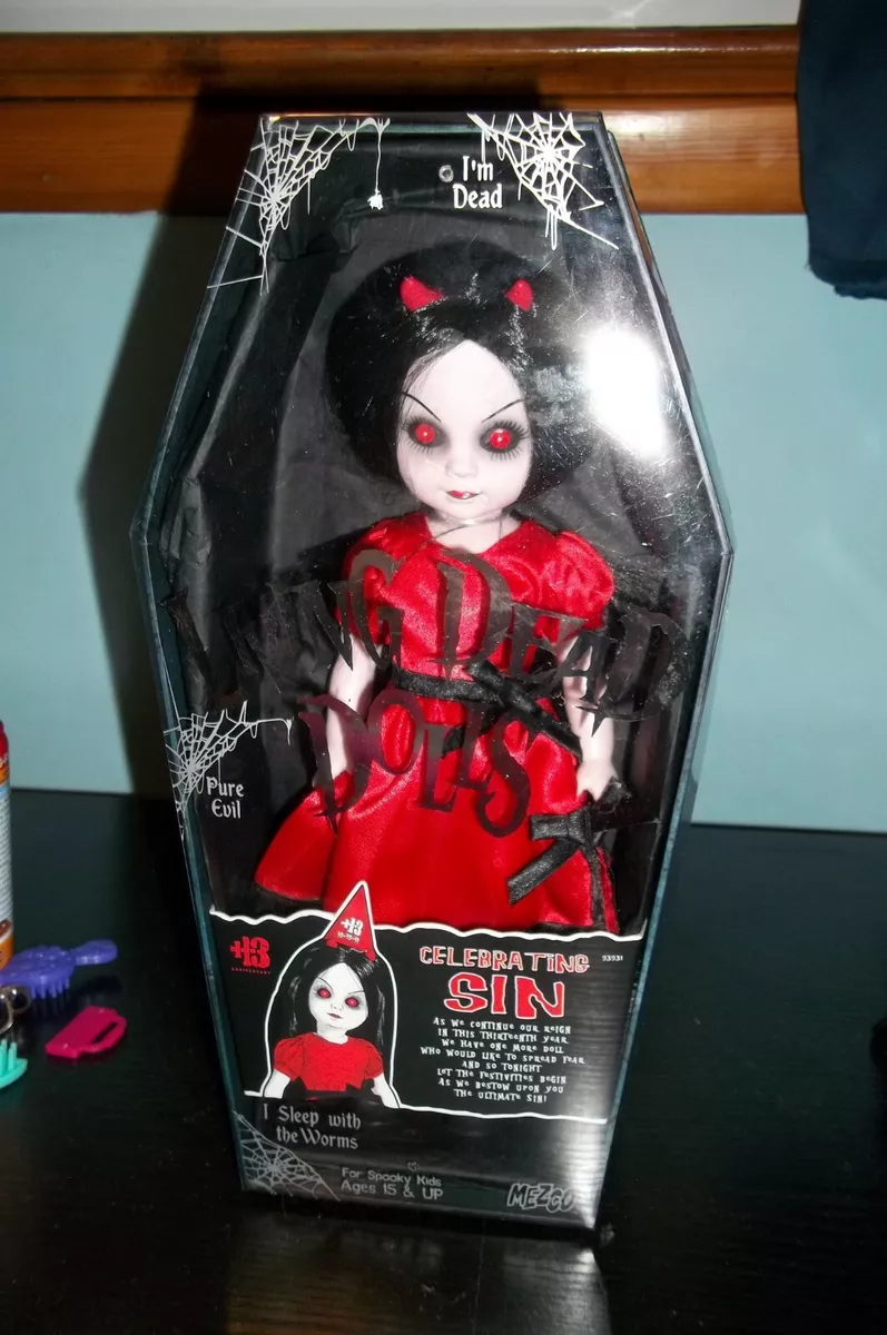 RARE 13th Anniversary LDD Living Dead Doll CELEBRATING SIN Doll New Opened