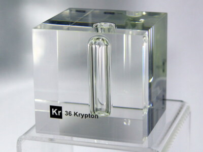 Acryl Elemente Würfel - Kr Krypton - 50mm