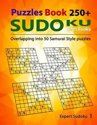 samurai sudoku puzzle book 250 samurai sudoku puzzles overlapping