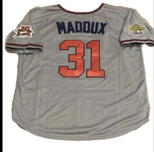 Greg Maddux Atlanta Braves jersey, NWT, Mens XL, 24  pit-to-pit.