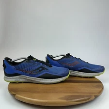 Mens Saucony Peregrine 12 Blue Athletic Trail Running Sneakers Shoes Size 14 D