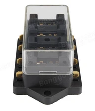 4-WAY ATO/ATC BLADE FUSE HOLDER BOX CAR VEHICLE CIRCUIT