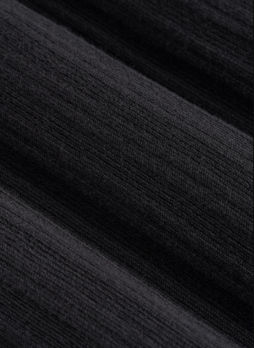 MIROL Bodysuit/ Size {XL} Mock Neck/Ribbed Sweater Material/Black - 第 7/8 張圖片