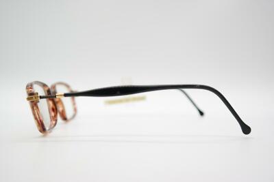 Lunettes Vintage OWP Design 7562 - Monture Carrée Brun/or/noir, NOS (New Old Stock), Fait En Allemagne