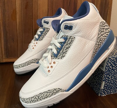 Nike Air Jordan 3 Mens Retro Wizards True Blue Copper CT8532-148