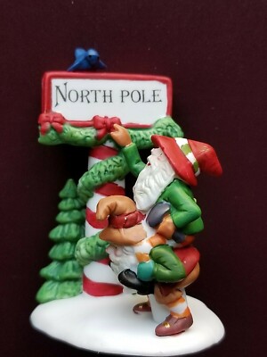 Department 56 North Pole Heritage- Trimming the North Pole #5608-1  Retired 