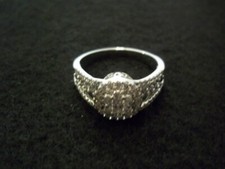 14k White Gold Diamond Engagement/Anniversary Ring PRICE REDUCED 