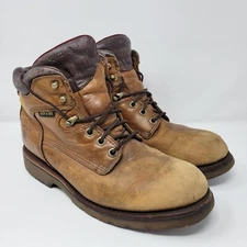Chippewa Bolville Chip A Tex Men's Boots Brown Waterproof Size 9