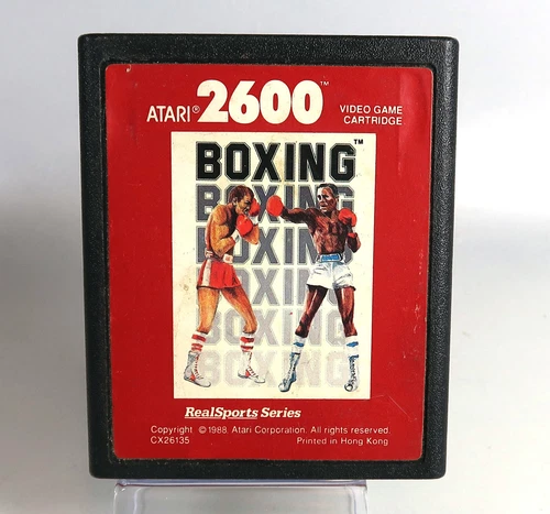 Atari 2600: BOXING - Real Sports Series Cartridge - Tested & WORKS