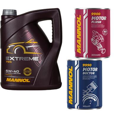 5L Motoröl MANNOL Extreme 5W-40 1xMotor Doctor+Motor Flush