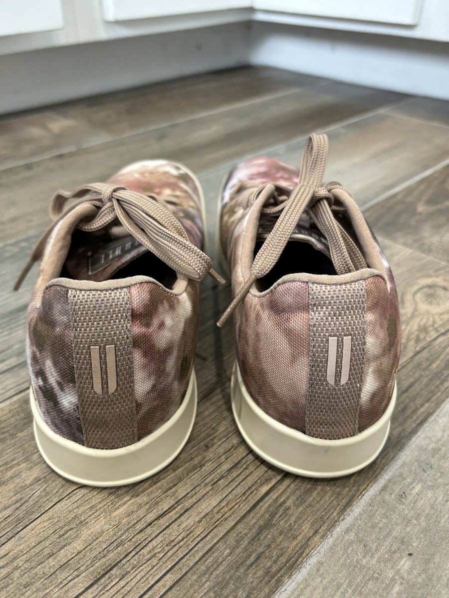NOBULL Pink and brown Tiw-Dye Canvas Trainer sneakers Men display picture 3