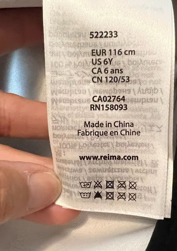 Reima Lammikko (Puddle) Waterproof Rubber Rain Pants Unisex Kids Size 6Y Blue - Picture 10 of 15