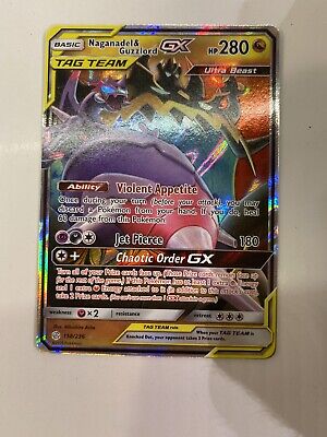 Mavin  ULTRA RARE Naganadel & Guzzlord GX Tag Team 158/236