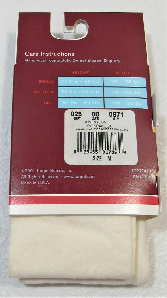 Medias Merona Control Top Opacas Medianas Microfibra Blancas Nuevas  Foto 4 de 4