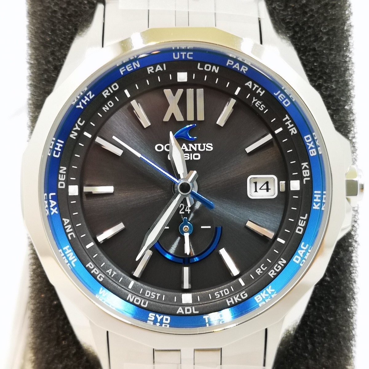 CASIO OCEANUS Manta OCW-S340-1AJF Black Solor Women's Watch New in