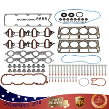 For Chevrolet GMC Buick Cadillac 04-14 5.3L 4.8L OHV MLS Head Gasket Set Bolts