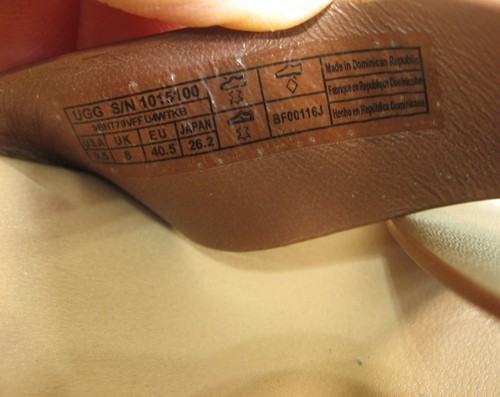 NIB UGG Adriana Platform Wedge Strap Leather Sandals US 9.5/40.5 Tamarind Brown - Picture 10 of 12