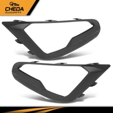 Fit For 18-21 Ford EcoSport Front Bumper Fog Light Lamp Cover Bezel Left&Right