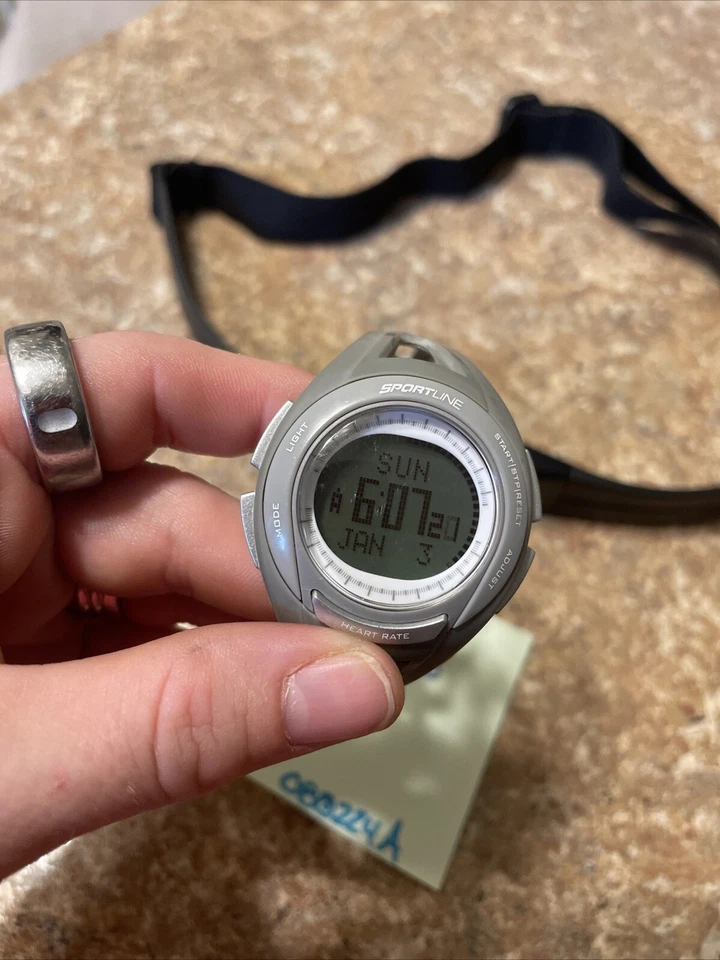 Monitor de ritmo cardíaco Sportline Cardio 660 para mujer rastreador blanco gris Foto 2 de 4