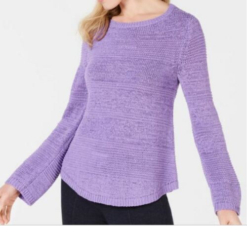 Style & Co Mixed-Stitch Crew-Neck Sweater - NWT - Picture 6 of 7