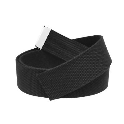Build A Belt Replacement 1.5'' Wide Canvas Web Belt with a Silver Tip