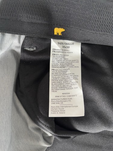 Pantaloni da golf Jack Nicklaus uomo grigi modern fit performance elasticizzati 38x30 nuovi - Foto 6 di 12