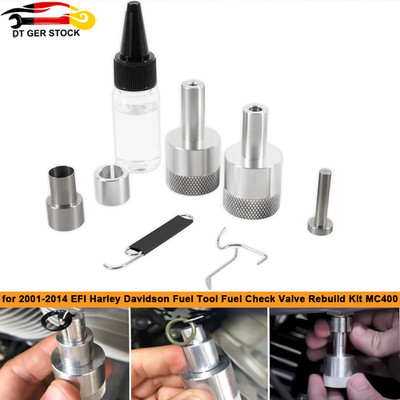 for 2001-2014 EFI Harley Davidson Fuel Tool Fuel Check Valve Rebuild Kit MC400