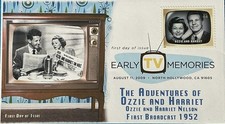 BDAOCITW KSC Cachets 4414 Early TV Memories - Adventures of Ozzie Harriet Nelson