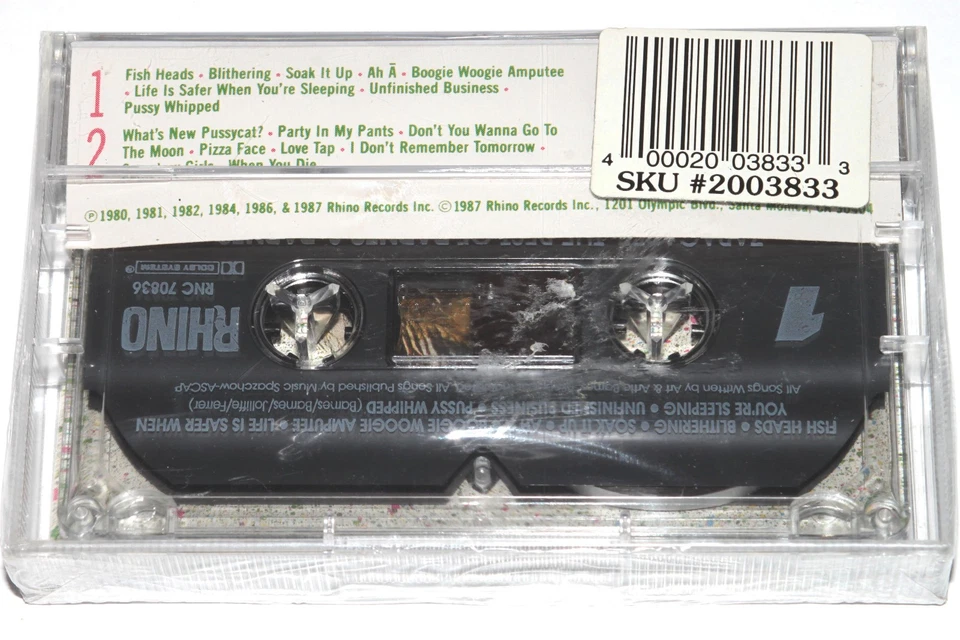The Best of Barnes & Barnes - Zabagabee (Cassette Tape 1987) NEW SEALED - Image 2 of 4