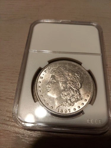 New Listing1897 Brilliant Uncirculated Morgan Silver Dollar Key Date Low Mintage