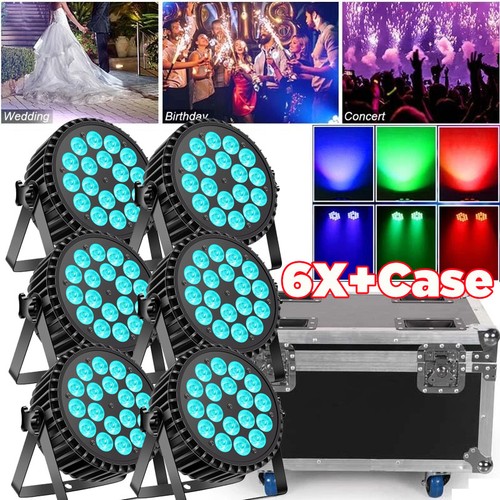 270W 18LED Par Light DMX Stage Lighting RGBW DJ Disco Show Party Lights W/Case - Picture 28 of 35