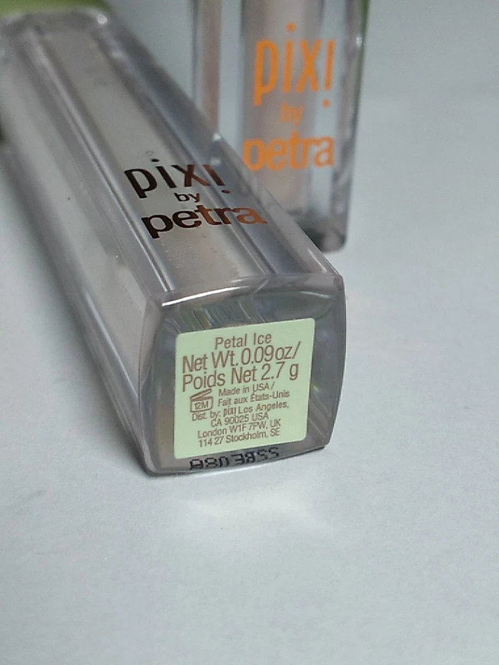Pixi de Petra 0,09 oz. Brillo de labios Petal Ice LipLift Max - Lote de 2, SIN CAJA Foto 3 de 4
