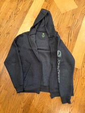 john deere full zip hoodie