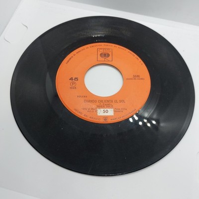 Javier Solis Cuando Calienta El Sol / Sombras 45 Vinyl Record VG+