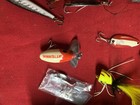 ASSORTED FISHING GEAR LURES HOOKS FLIES WEIGHTS BOX AND MORE — photo 8