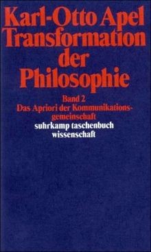 Transformation der Philosophie: Band II. Das Apriori der... | Buch | Zustand gut